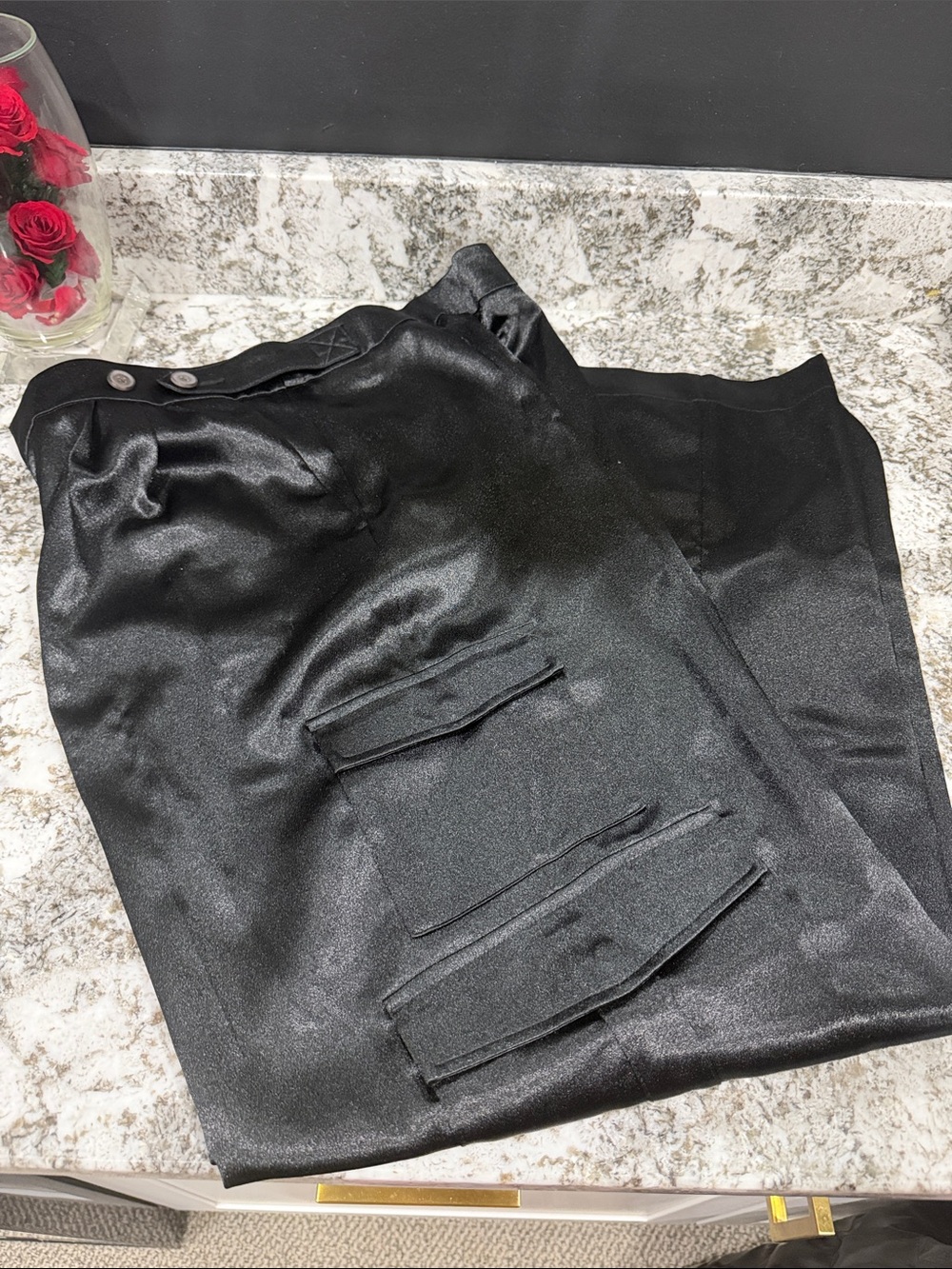 a new day Black Wide Leg Jumpsuit Pants